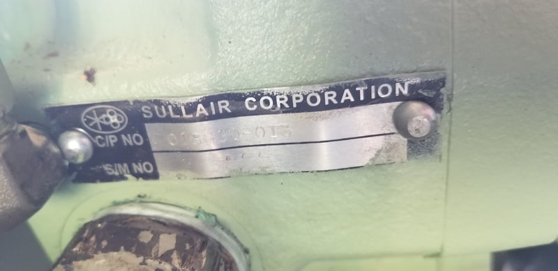 400 HP Sullari #018890-013, screw compressor, Waukesha F18 NG engine, Air-X-Changer cooler, PLC Control, 1988 - Image 5