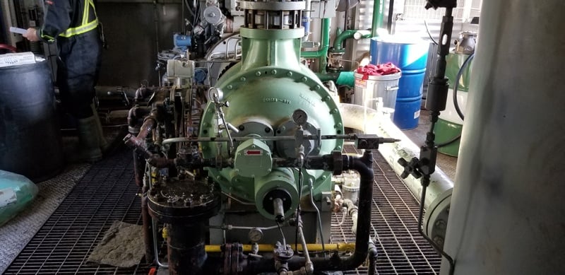 400 HP Sullari #018890-013, screw compressor, Waukesha F18 NG engine, Air-X-Changer cooler, PLC Control, 1988 - Image 9