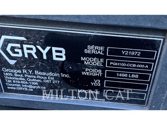 Caterpillar GRYB CB TO DB PIN GRAB COUPLER, Quick Coupler, S/N: Y21972, 2021 - Image 5