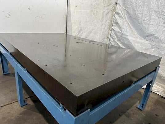 60" x 9 6" x 6" Cast Iron Surface Combustion plate w/stand - Image 3