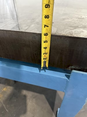 60" x 9 6" x 6" Cast Iron Surface Combustion plate w/stand - Image 4