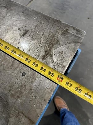 60" x 9 6" x 6" Cast Iron Surface Combustion plate w/stand - Image 6