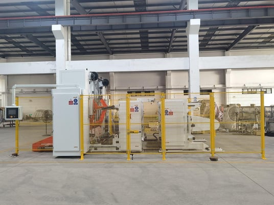 SRC Systems #72TDW, 2-drum winder, 53" rewind diameter, shaftless floor pick up unwind - Image 6