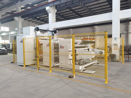 SRC Systems #72TDW, 2-drum winder, 53" rewind diameter, shaftless floor pick up unwind - Image 7