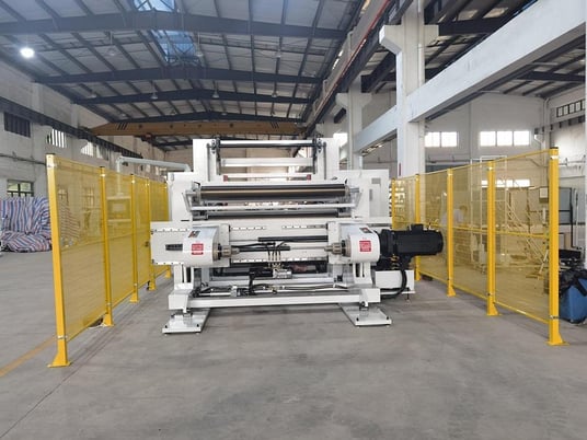 SRC Systems #72TDW, 2-drum winder, 53" rewind diameter, shaftless floor pick up unwind - Image 10