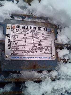 160 Ampscot #160-173-74, pump jack, 1990 - Image 6