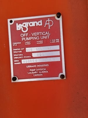 160 LeGrand #160-173-714, pump jack, 1999 - Image 5