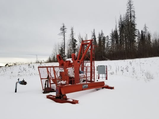 80 Lufkin #M-80D-143-74, pump jack, 1988 - Image 1