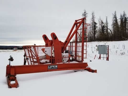 80 Lufkin #M-80D-143-74, pump jack, 1988 - Image 2