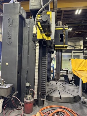 King, CNC vertical turret lathe, Fagor 8065 TC Control, 72" under rail, 4-jaw 90" chuck, retrofitted 2015 - Image 1