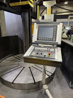 King, CNC vertical turret lathe, Fagor 8065 TC Control, 72" under rail, 4-jaw 90" chuck, retrofitted 2015 - Image 2