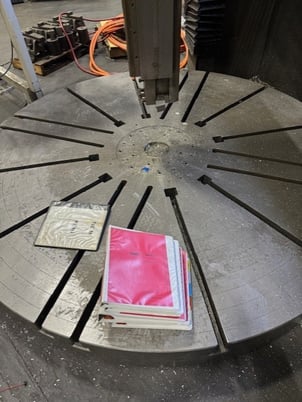 King, CNC vertical turret lathe, Fagor 8065 TC Control, 72" under rail, 4-jaw 90" chuck, retrofitted 2015 - Image 3