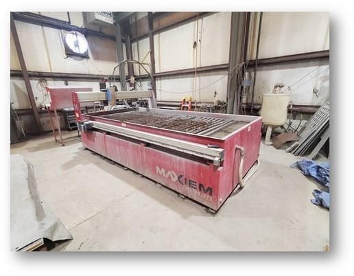 Omax #Maxiem-1530, CNC waterjet cutting system, 5' x10' tbl., 30 HP, 50000 psi, 2012 - Image 3