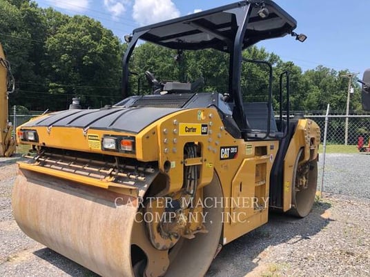 Caterpillar CB13, Twin Drum Roller, 2230 hours, S/N: PWP00170, 2018 - Image 1