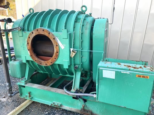 Roots #1639-RGS-HVB, rotary lobe vacuum blower, 50 HP, 1125 RPM, 230/460 V. - Image 3