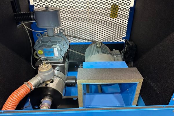 Roots #Easyair-8000, pressure/vacuum pump blower package, 7.5 HP, 1760 RPM motor, 208/230/460 V. - Image 4
