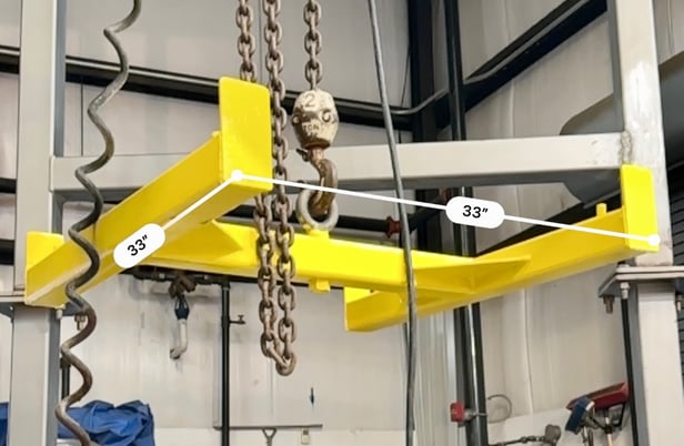 Two Way Control & Metering Bulk Bag Unloader, 2-Ton Hoist, 45" x 45' ' Hopper, 33" x 33" lift device, 4" - Image 8