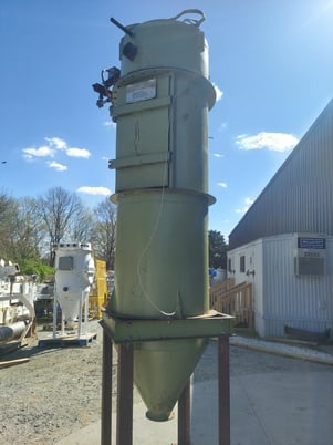 160 sq.ft., Mikropul, Pulse Jet Dust Collector, carbon steel, (16) 4.5" dia. x 96" L Cages - Image 3