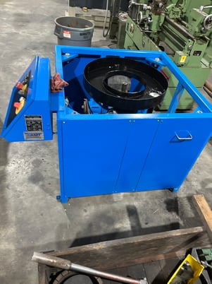 24" Lapmaster, open face, 3 rings (9-3/4" ID), slurry unit, lapping/polishing, extra plate, timer, excellent - Image 5