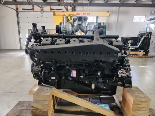 1207 HP Mitsubishi #S12A2-Y1PTA, diesel generator engine, 1800 RPM, new, in stock - Image 7