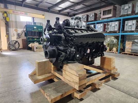 1207 HP Mitsubishi #S12A2-Y1PTA, diesel generator engine, 1800 RPM, new, in stock - Image 8