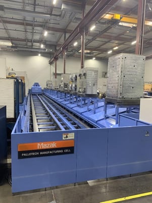 Mazak #FH-1080, horizontal machining center, 160 automatic tool changer, 64.6" X, 51" Y, 48" Z, 7000 RPM - Image 1