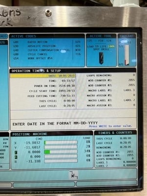 Haas #VF-5/TR, CNC vertical machining center, 40 automatic tool changer, 50" X, 26" Y, 25" Z, 10000 RPM, #40 - Image 4