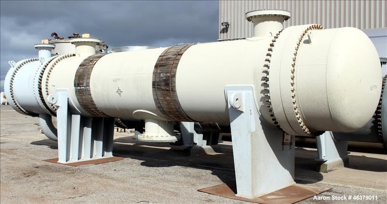 6633 sq.ft., 382 psi shell, Daekyung #AJ21S-58X288, 4 Pass Shell and Tube Heat Exchanger, 2008 - Image 2