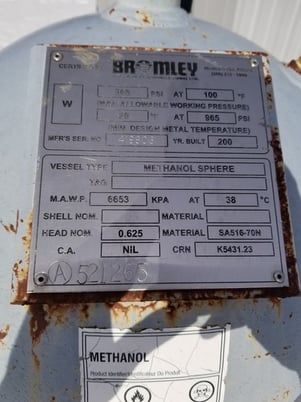 Methanol Sphere, 965 PSI - Image 4