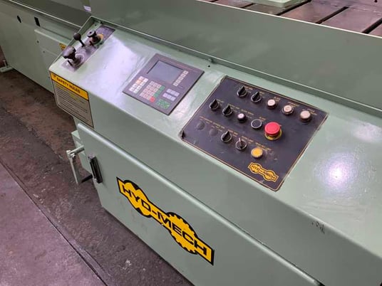 18" x 20" Hyd-Mech #V-18A, automatic vertical band saw, 45&deg; head tilt, 14'11" x 1-1/4" blade, 1998 - Image 4