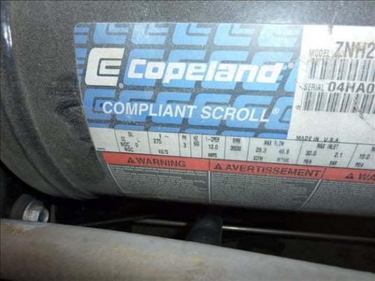 Copeland #SZ044CIA, scroll compressor, 40 HP, 2004 - Image 5