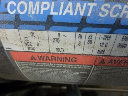 Copeland #SZ044CIA, scroll compressor, 40 HP, 2004 - Image 6