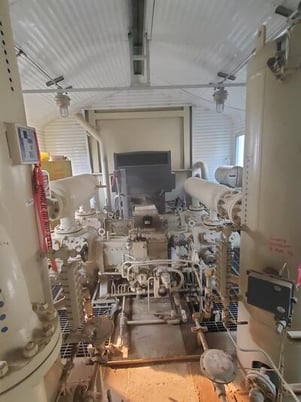 800 HP Ariel #JGJ/4, reciprocating compressor, 2-stage, Teco 5810S, 2005 - Image 3