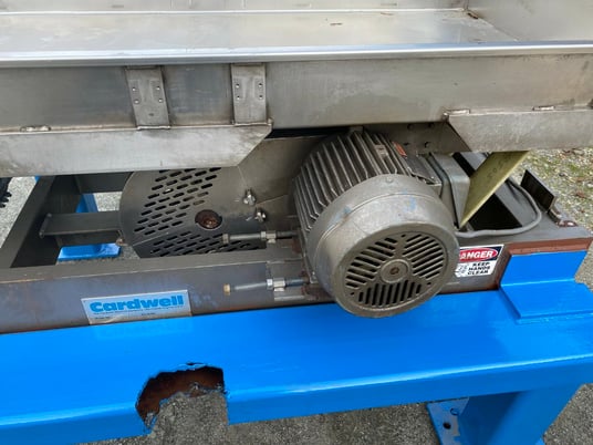 30" wide x 5' long, Cardwell #VC-1659-Vibe-O-Vey, Vibrating Conveyor, 5" depth Feed table, 39" discharge - Image 8
