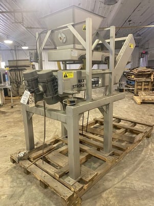 16" wide x 6' long, Meyer #VFII/SF-18-6, SN2132, Stainless Steel Vibratory Feed Conveyor & Hopper, 6" deep - Image 3