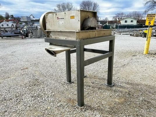 60" x 50" Jacobson Jacobson #1434, Full Nelson Crusher, Stainless Steel, 80" OA height, 8" outlet flange, 675 - Image 7