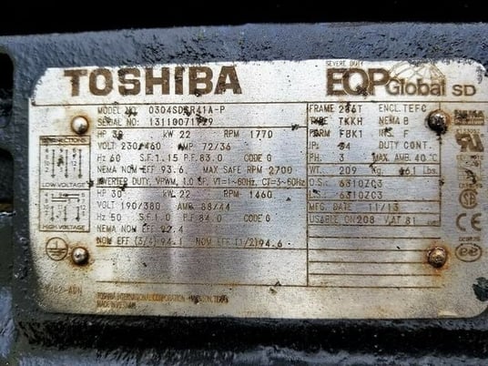 60" x 50" Jacobson Jacobson #1434, Full Nelson Crusher, Stainless Steel, 80" OA height, 8" outlet flange, 675 - Image 9