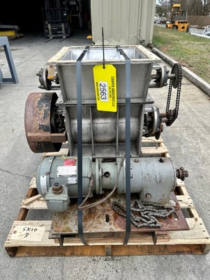 Wyssmont, RotoScoop Feeder w/Lumpbreaker, 16" x 15" inlet w/19" x 18" flange, 28" H inlet to outlet, 1 HP - Image 4