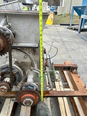 Wyssmont, RotoScoop Feeder w/Lumpbreaker, 16" x 15" inlet w/19" x 18" flange, 28" H inlet to outlet, 1 HP - Image 10