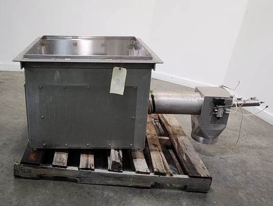 6" Tecweigh #E/CR28, screw feeder & Stainless Steel hopper, 285 lb./min. hard wheat @ 30-40 lb./cu.ft. - Image 6