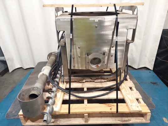 Schenck Schenck #MODMC-1V-2A, screw feeder, Stainless Steel, 3" dia. x 32" long, 19" dia. hopper, (2) 0.5 HP - Image 4