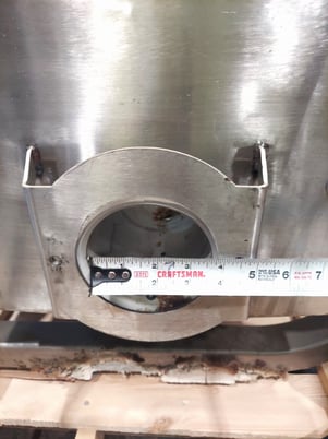 Schenck Schenck #MODMC-1V-2A, screw feeder, Stainless Steel, 3" dia. x 32" long, 19" dia. hopper, (2) 0.5 HP - Image 5
