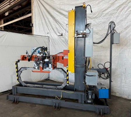 Samuel, Titan #SMSBM10, steel strapping head, SCD-14 strapping dispenser, 36" OD, 16" ID, 6"-8" face width - Image 4