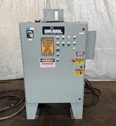 Samuel, Titan #SMSBM10, steel strapping head, SCD-14 strapping dispenser, 36" OD, 16" ID, 6"-8" face width - Image 8
