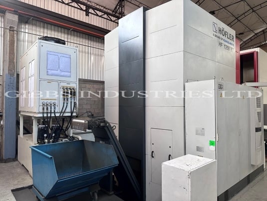 Hofler #HF-1250L, ID/OD CNC gear hobber, Siemens 840D Control, coolant system w/chip conveyor, 2017 - Image 2