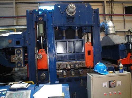 96.5" x .98" Cut-To-Length line, 70000 lb., complete with coil car, uncoiler, 2010 - Image 1