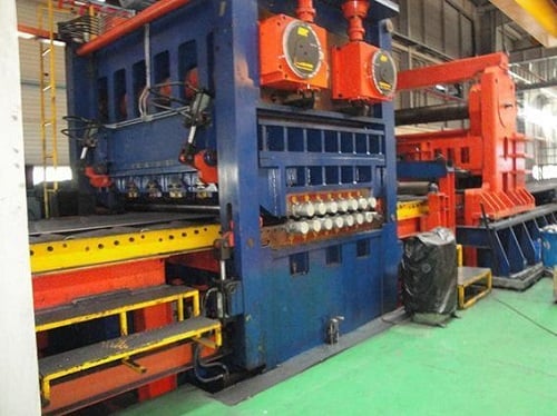 96.5" x .98" Cut-To-Length line, 70000 lb., complete with coil car, uncoiler, 2010 - Image 4