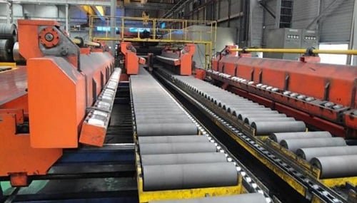 96.5" x .98" Cut-To-Length line, 70000 lb., complete with coil car, uncoiler, 2010 - Image 7