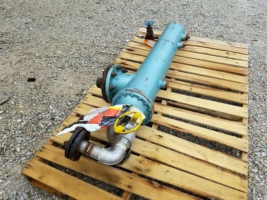 300 psi shell, American Industrial #UCRS-1754-25185 397 300, shell & tube heat exchanger, 150 psi tube, 8" - Image 4