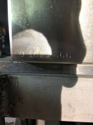 Fortress, Metal Detector, mounted on portable stand w/casters - Image 6